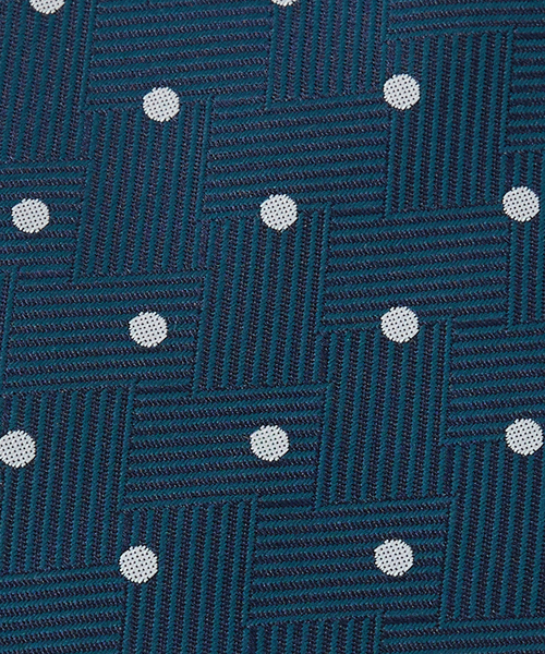 ウォッシャブル】ドットヘリンボン ネクタイ（ネクタイ）｜ABAHOUSE