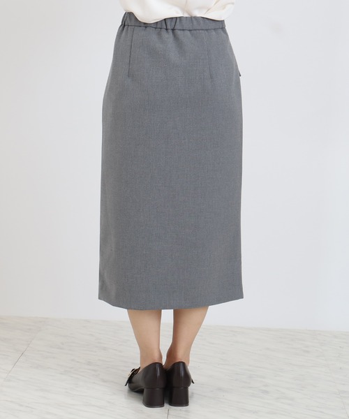 TRUDEA（トルディア）の「ビットデザインタイトスカート（スカート・レディース・チャコールグレー/ネイビー・SMALL/MEDIUM/LARGE）」の15枚目の写真