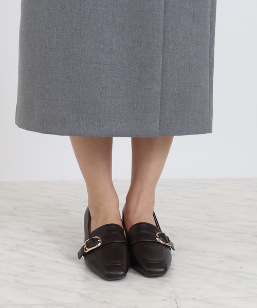 TRUDEA（トルディア）の「ビットデザインタイトスカート（スカート・レディース・チャコールグレー/ネイビー・SMALL/MEDIUM/LARGE）」の18枚目の写真