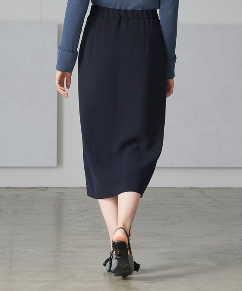 TRUDEA（トルディア）の「ビットデザインタイトスカート（スカート・レディース・チャコールグレー/ネイビー・SMALL/MEDIUM/LARGE）」の10枚目の写真