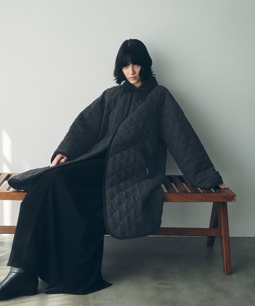 LAVENHAM for ADAM ET ROPE'】別注 CHANTRY WOOL（ナイロンジャケット