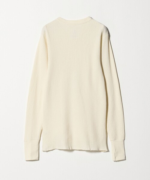 INDERA（インデラ）の「＜INDERA＞サーマル クルーネックカットソー（Tシャツ/カットソー・レディース・ナチュラル/ブラック・FREE）」の10枚目の写真