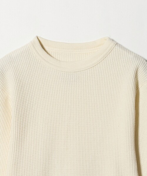 INDERA（インデラ）の「＜INDERA＞サーマル クルーネックカットソー（Tシャツ/カットソー・レディース・ナチュラル/ブラック・FREE）」の11枚目の写真