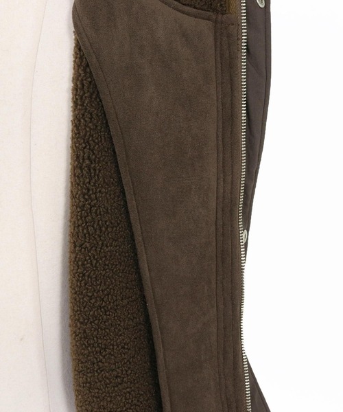 GLIMCLAP(グリムクラップ)の「mj11096-Boa & Mouton Panel Hoodie Jacket ボア×フェイクムートンフーデッドジャケット(192-037-gla-cf)(その他アウター・メンズ・ブラック/ブラウン・S/M/L)」の21枚目の写真