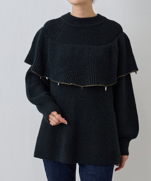 BEARDSLEY（ビアズリー）の「オーナメントフリルニット（ニット