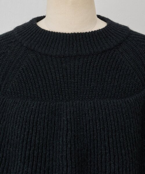 BEARDSLEY（ビアズリー）の「オーナメントフリルニット（ニット/セーター・レディース・ブラック・FREE）」の15枚目の写真