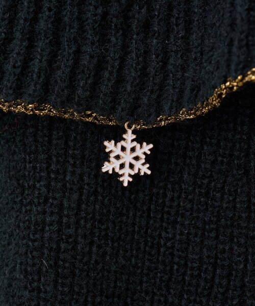 BEARDSLEY（ビアズリー）の「オーナメントフリルニット（ニット/セーター・レディース・ブラック・FREE）」の9枚目の写真