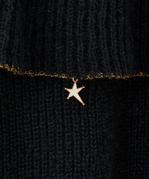 BEARDSLEY（ビアズリー）の「オーナメントフリルニット（ニット/セーター・レディース・ブラック・FREE）」の13枚目の写真