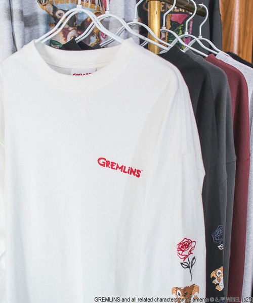 ROSE BUD(ローズバッド)の「(ROSE BUD LIMITED)GREMLINS ROSE L/S TEE(Tシャツ/カットソー・レディース・ホワイト/ブラック・ONE SIZE)」の6枚目の写真