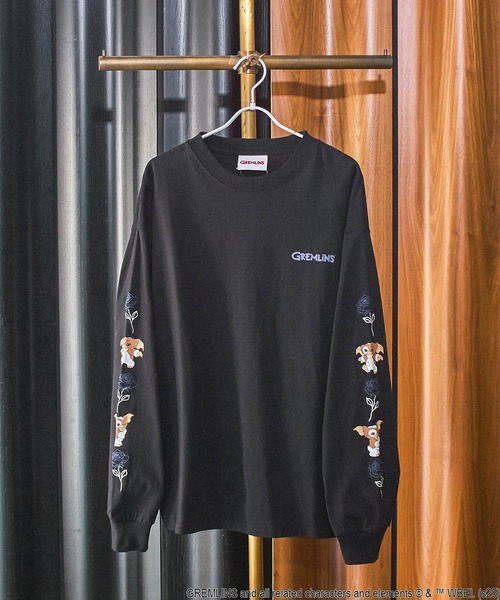 ROSE BUD(ローズバッド)の「(ROSE BUD LIMITED)GREMLINS ROSE L/S TEE(Tシャツ/カットソー・レディース・ホワイト/ブラック・ONE SIZE)」の7枚目の写真