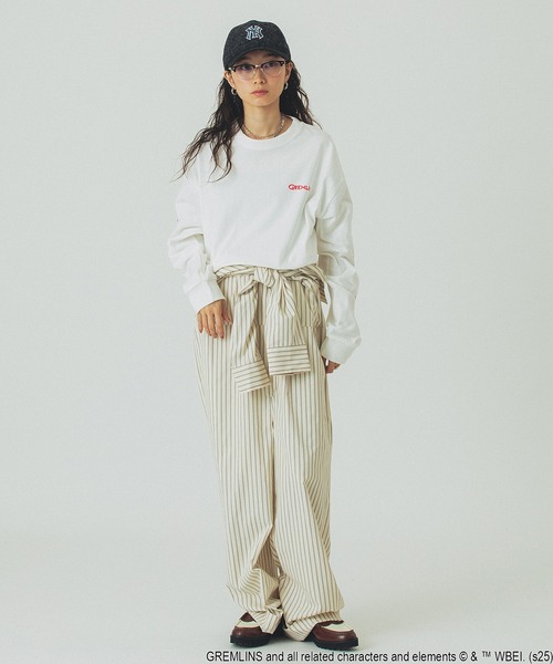 ROSE BUD(ローズバッド)の「(ROSE BUD LIMITED)GREMLINS ROSE L/S TEE(Tシャツ/カットソー・レディース・ホワイト/ブラック・ONE SIZE)」の20枚目の写真