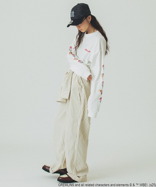 ROSE BUD(ローズバッド)の「(ROSE BUD LIMITED)GREMLINS ROSE L/S TEE(Tシャツ/カットソー・レディース・ホワイト/ブラック・ONE SIZE)」の22枚目の写真