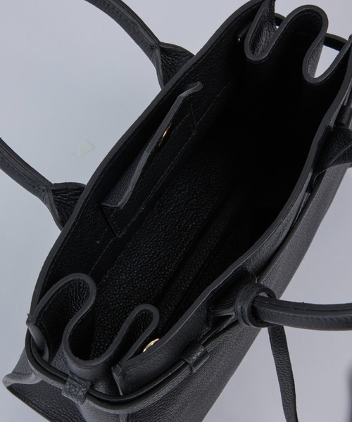 ポーチ付きレザートートバッグ《CHRISTIAN VILLA》（トートバッグ