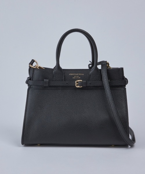 CHRISTIAN VILLA(クリスチャンヴィラ)の「ポーチ付きレザートートバッグ《CHRISTIAN VILLA》(トートバッグ・レディース・ブラック・フリー)」の6枚目の写真