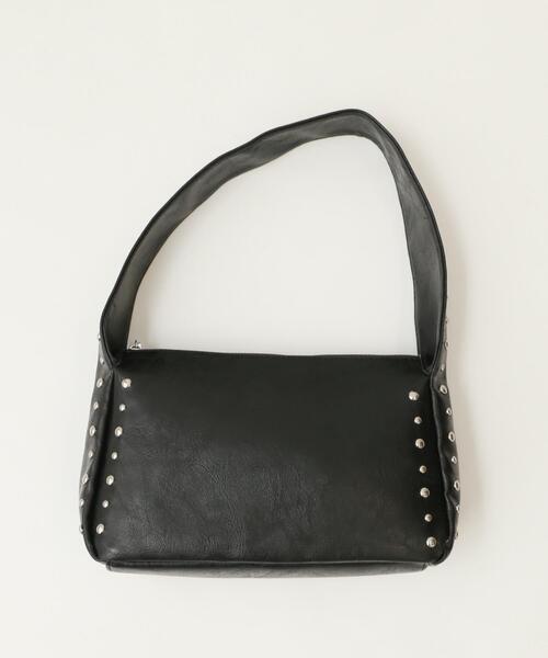 WEGO（ウィゴー）の「WEGO/スタッズハンドバッグ（ハンドバッグ・レディース・ブラウン/ブラック・FREE）」の7枚目の写真