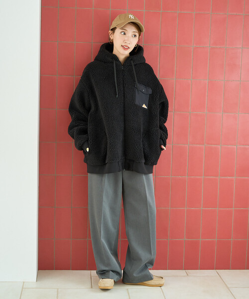 FREAK'S STORE ミドルコート FREAK'S STORE/PRIMALOFT ダイヤキルト 襟付きミドルコート