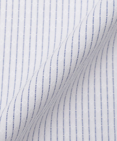 TOKYO SHIRTS（トウキョウシャツ）の「形態安定ノンアイロン ボタンダウン 長袖ビジネスワイシャツ（ビジネスシャツ・メンズ・ブルー・首回り39cm-裄丈80cm/首回り39cm-裄丈84cm/首回り41cm-裄丈82cm/首回り41cm-裄丈86cm/首回り42cm-裄丈82cm/首回り42cm-裄丈86cm/首回り43cm-裄丈82cm/首回り43cm-裄丈86cm/首回り37cm-裄丈80cm/首回り37cm-裄丈84cm）」の5枚目の写真