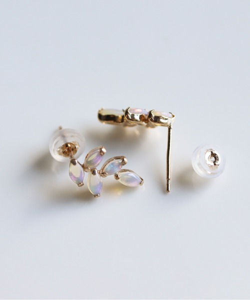 オパール ピアス | K10YG（ピアス（両耳用））｜cui-cui（キュイキュイ