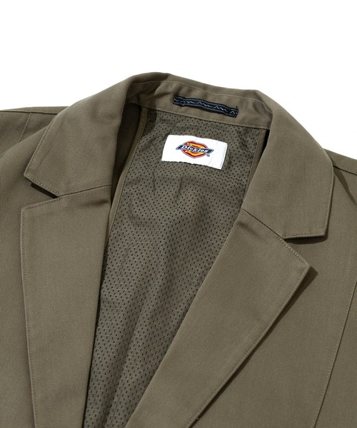 MANASTASH（マナスタッシュ）の「MANASTASH/マナスタッシュ　DICKIES EXTRA MILE 1B JK（テーラードジャケット・メンズ・カーキ・MEDIUM/LARGE/SMALL）」の2枚目の写真