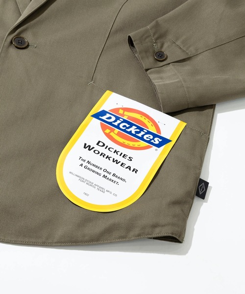 MANASTASH（マナスタッシュ）の「MANASTASH/マナスタッシュ　DICKIES EXTRA MILE 1B JK（テーラードジャケット・メンズ・カーキ・MEDIUM/LARGE/SMALL）」の5枚目の写真