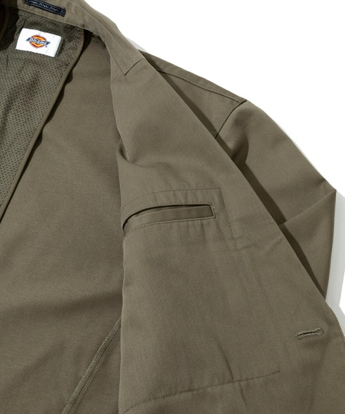 MANASTASH（マナスタッシュ）の「MANASTASH/マナスタッシュ　DICKIES EXTRA MILE 1B JK（テーラードジャケット・メンズ・カーキ・MEDIUM/LARGE/SMALL）」の6枚目の写真