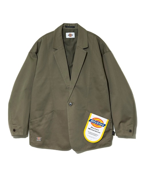 MANASTASH（マナスタッシュ）の「MANASTASH/マナスタッシュ　DICKIES EXTRA MILE 1B JK（テーラードジャケット・メンズ・カーキ・MEDIUM/LARGE/SMALL）」の9枚目の写真