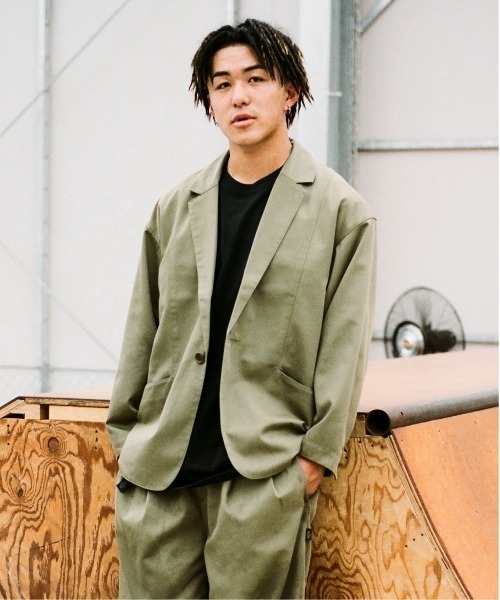 MANASTASH（マナスタッシュ）の「MANASTASH/マナスタッシュ　DICKIES EXTRA MILE 1B JK（テーラードジャケット・メンズ・カーキ・MEDIUM/LARGE/SMALL）」の13枚目の写真