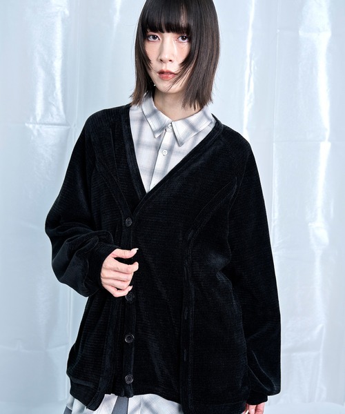 セール】【Nora Lily】Switching Design Cardigan（カーディガン