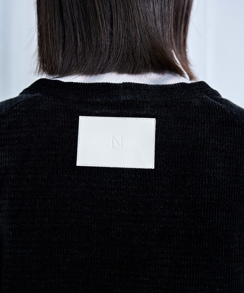 Nora Lily(ノラリリー)の「【Nora Lily】Switching Design Cardigan(カーディガン/ボレロ・メンズ・ライトグレー/アイボリー/ブラック/チャコールグレー・FREE)」の18枚目の写真