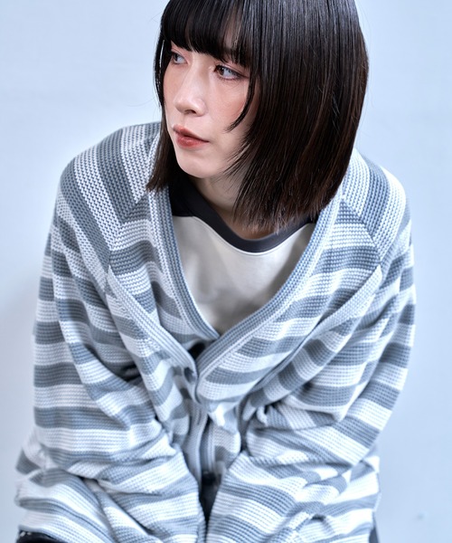 セール】【Nora Lily】Switching Design Cardigan（カーディガン