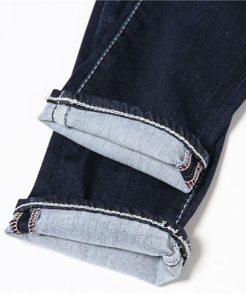 MOUSSY（マウジー）の「POWDER Plus Straight Slim（デニムパンツ・レディース・ダークブルー・26inch/23inch/24inch/25inch/27inch）」の4枚目の写真