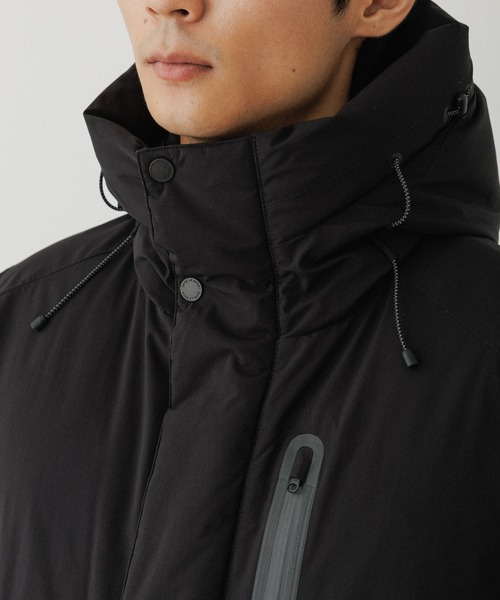 ADAM ET ROPE'（アダムエロペ）の「【ALLIED FEATHER ＋ DOWN】ショート ダウンジャケット / ユニセックス（ダウンジャケット/コート・メンズ・ネイビー/ホワイト系その他2/ブラック・XL/L/M/S）」の21枚目の写真