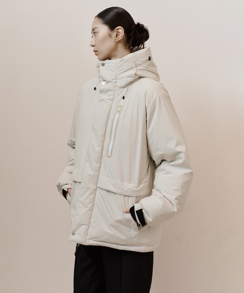 セール】【ALLIED FEATHER ＋ DOWN】ショート ダウンジャケット / ユニ