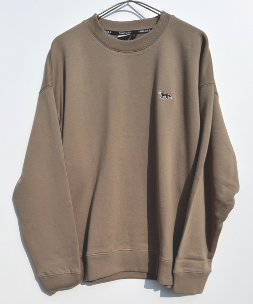 メル81351  セール】T-MAC ワンポイント刺繍 オーバーサイズスウェット FOX刺繍