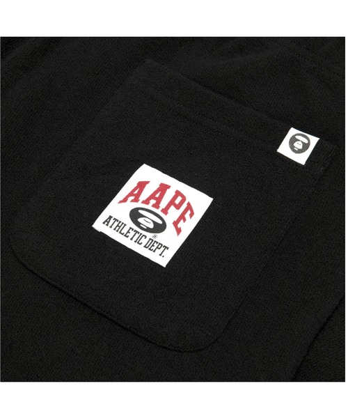 AAPE BY A BATHING APE（エーエイプバイアベイシングエイプ）の「AAPE MAIN SWEAT PANTS（スウェットパンツ・メンズ・ブラック・MEDIUM/X-LARGE/LARGE/SMALL）」の4枚目の写真