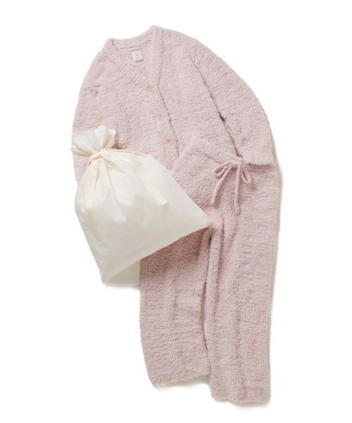 新品未使用　ジェラートピケ　カーディガン＆ロングパンツ　4点セット ピンク ラッピング済み】ベーシックジェラートカーディガン＆ロングパンツSET