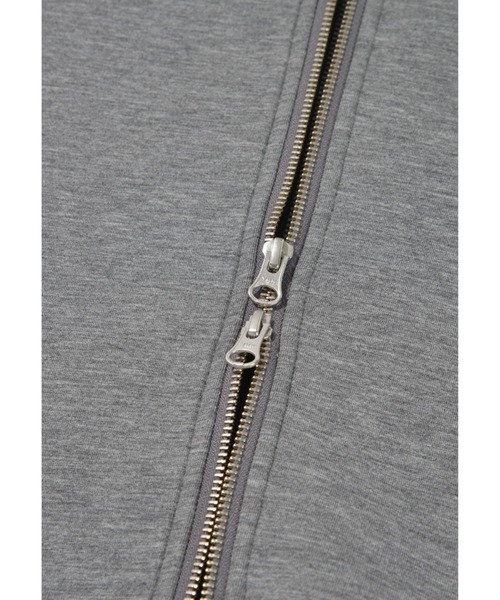 SUPERTHANKS（スーパーサンクス）の「ワンポイント刺繍ジップアップフーディ/Double-knit Embroidery Zip-Hoodie（パーカー・メンズ・アッシュグレー/ダークアッシュ/ブラック・S/M/L）」の6枚目の写真