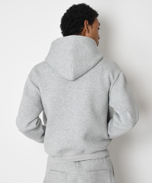 SUPERTHANKS(スーパーサンクス)の「ワンポイント刺繍ジップアップフーディ/Double-knit Embroidery Zip-Hoodie(パーカー・メンズ・アッシュグレー/ダークアッシュ/ブラック・S/M/L)」の16枚目の写真