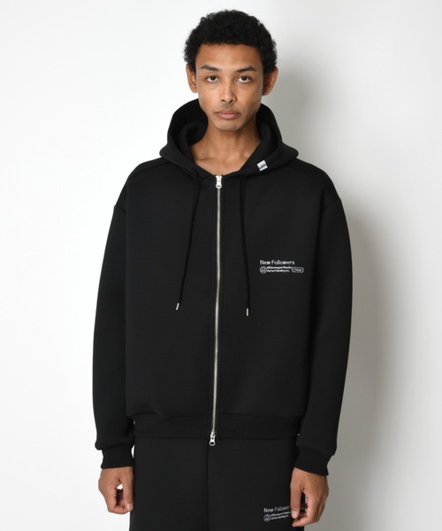 SUPERTHANKS（スーパーサンクス）の「ワンポイント刺繍ジップアップフーディ/Double-knit Embroidery Zip-Hoodie（パーカー・メンズ・アッシュグレー/ダークアッシュ/ブラック・S/M/L）」の14枚目の写真