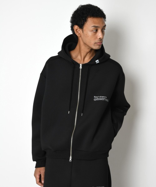 SUPERTHANKS（スーパーサンクス）の「ワンポイント刺繍ジップアップフーディ/Double-knit Embroidery Zip-Hoodie（パーカー・メンズ・アッシュグレー/ダークアッシュ/ブラック・S/M/L）」の15枚目の写真