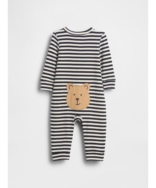 GAP（ギャップ）の「ブラナンベア カバーオール (ベビー)（ロンパース・キッズ・ネイビー/ホワイト系その他・50cm/60cm/70cm/80ｃｍ）」の3枚目の写真