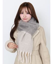 EATME | ボーダー刺繍マフラー(マフラー)