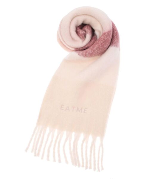 EATME（イートミー）の「ボーダー刺繍マフラー（マフラー・レディース・ブラウン/ピンク/グレー・FREE）」の20枚目の写真