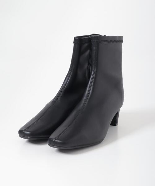 RODE SKO（ロデスコ）の「『WEB限定』ヒールブーツ（ブーツ・レディース・アイボリー/ブラック・37/36/38）」の8枚目の写真