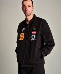 POP TRADING COMPANY(|bvg[fBOJpj[)POP TRADING COMPANY/|bvg[fBOJpj[/Pop Full Zip Worker Jacket Anthracite(̑AE^[)