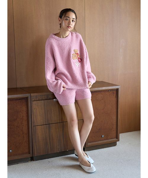 GELATO PIQUE ルームウェア ピンク ONE SIZE gelato pique（ジェラートピケ）の「ベビモコベアさがらショートパンツ