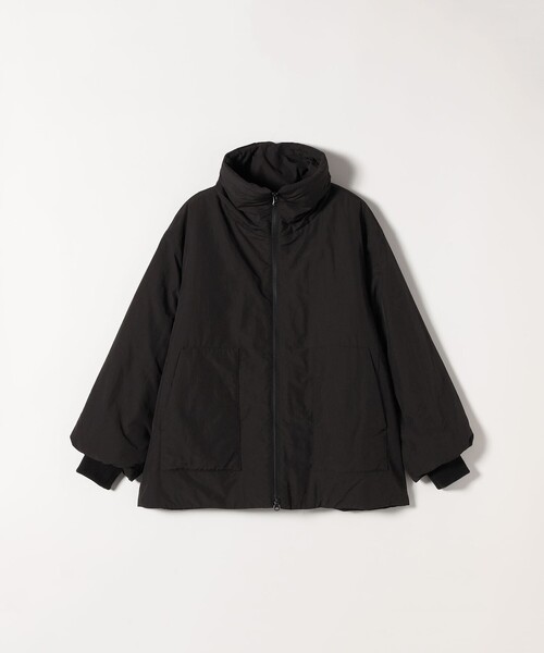 WEB限定】SHIPS any: 中綿 ダブル ジップ スタンド ブルゾン（ブルゾン