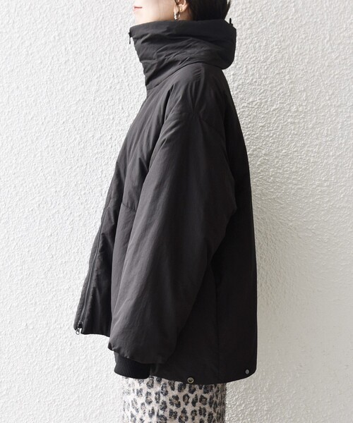 【WEB限定】SHIPS any: 中綿 ダブル ジップ スタンド ブルゾン WEB限定】SHIPS any: 中綿 ダブル ジップ スタンド ブルゾン｜ SHIPS