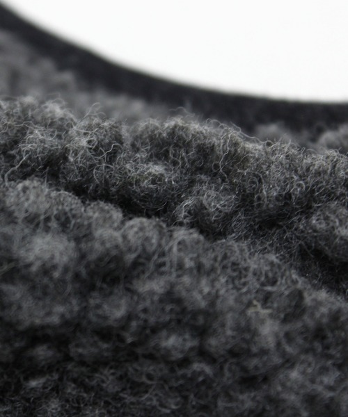 RNA-N(アールエヌエーエヌ)の「V0169 ウールボアベスト(ベスト・レディース・チャコール/オートミール/ブラウン・FREE)」の5枚目の写真