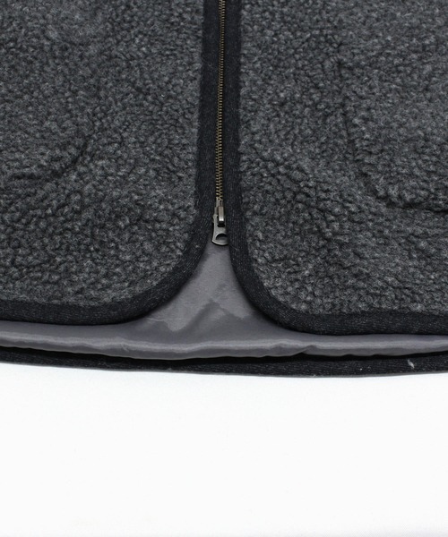 RNA-N(アールエヌエーエヌ)の「V0169 ウールボアベスト(ベスト・レディース・チャコール/オートミール/ブラウン・FREE)」の13枚目の写真